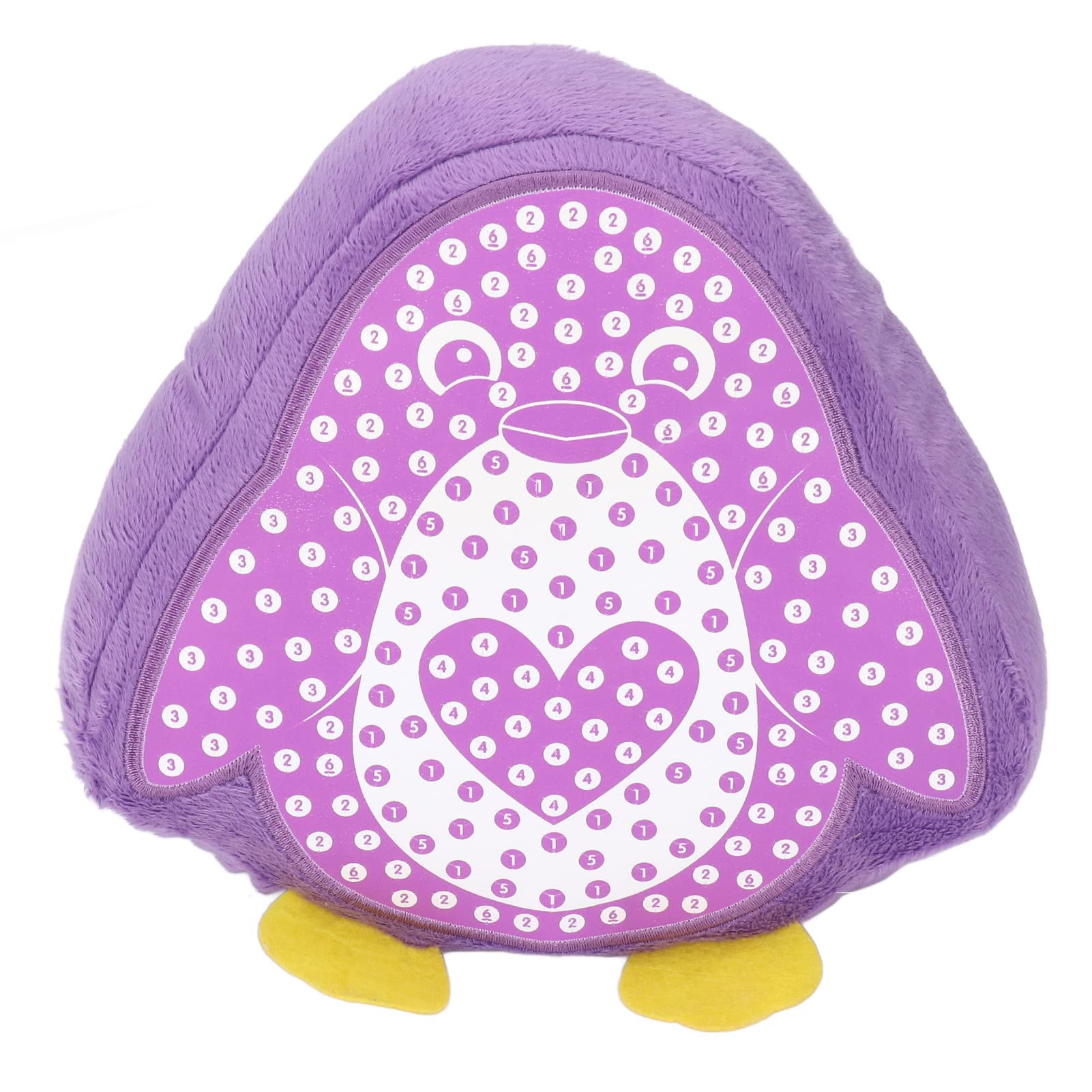 Ghzste Plush Craft Animal Pillow, PP Cotton DIY Fabric Art Kits for Kids, No Sewing, Your Own Pillow, Kids Creative Learning Activities (Penguin 33688)