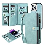 TwoHead Designed for iPhone 14 Pro Wallet Case with