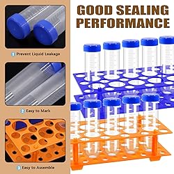 Wokape 27Pcs 50ml Conical Centrifuge Tubes