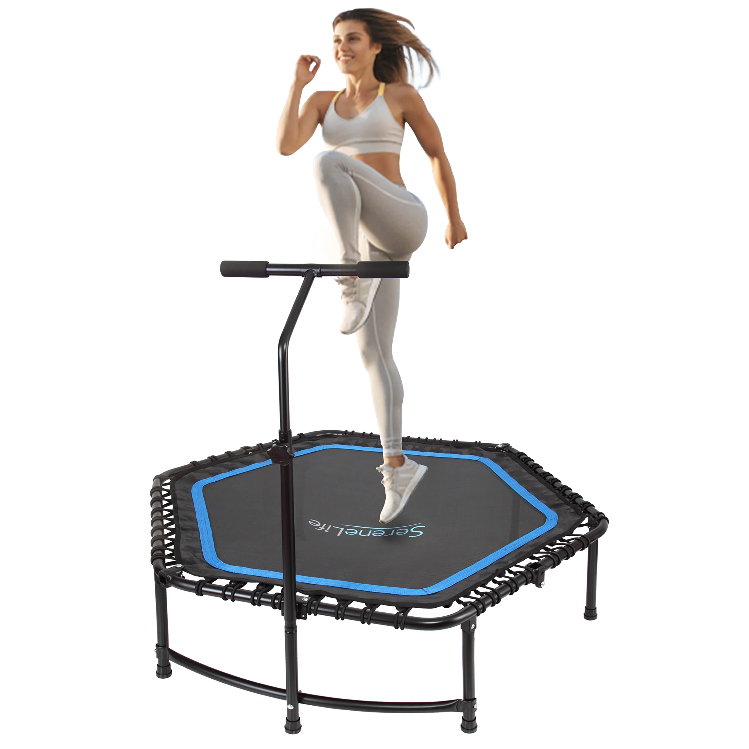 SereneLife Fitness Exercise Rebounder Mini Trampoline48' Inch