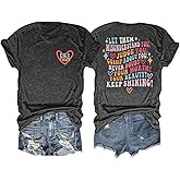 Mental Health Shirt for Women Let Them Misunderstand You T-Shirt Inspirational Graphic Tees Motivational Gift Tops