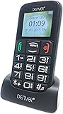 Denver GSP-110 Big Button Mobile Phone For Elderly - Unlocked Senior Mobile Phone, SOS Mobile Phone, Senior Mobile Phone with Talking Numbers, Bluetooth, and Torch
