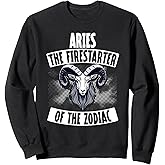 Aries Zodiac Sign Aries Star Sign Sweatshirt