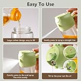 SWEET VIEW 470ml Oil Spray Bottle 2 in 1 Glass Pourer Sprayer Green view 3