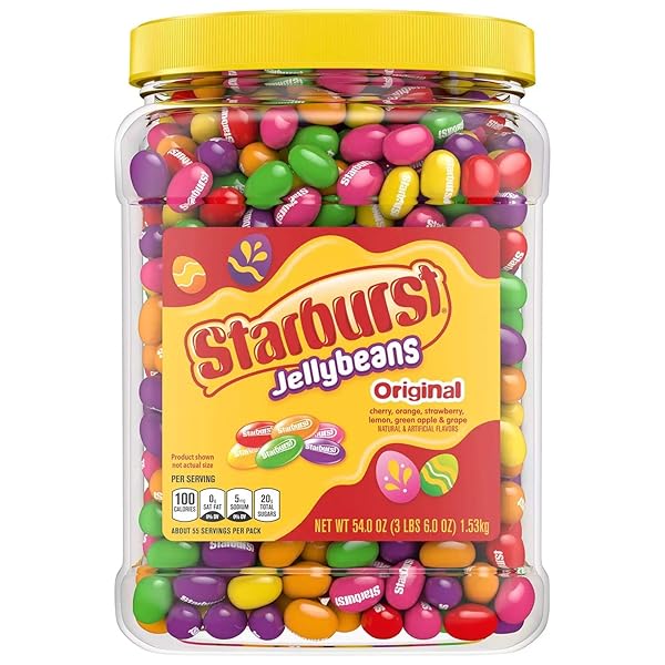 STARBURST JELLY BEANS ORIGINAL FRUIT FLAVORS PANTRY-SIZE, 54 OUNCE