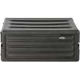 SKB 1SKB-R4U 4U Space Roto Molded Rack | Twist Latches &amp; Rubber Feet for Musicians, DJs and A/V Equipment for Secure Professional Gear Transport and Storage