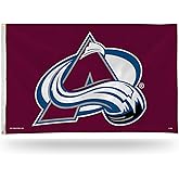 NHL Rico Industries Colorado Avalanche Standard 3' x 5' Banner Flag Single Sided - Indoor or Outdoor - Home Décor