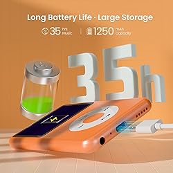 128G Mp3 Player with Bluetooth, 2.4" Portable Mini