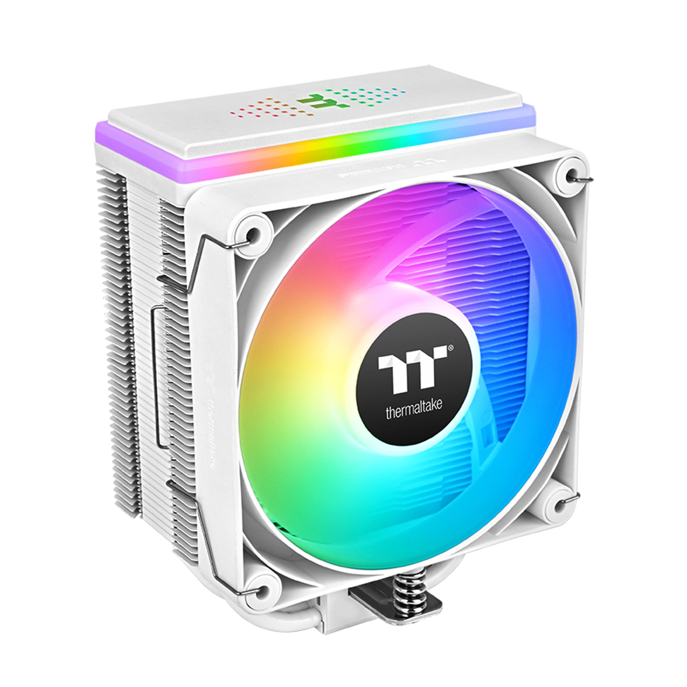 Photo 1 of Thermaltake ASTRIA 400 ARGB CPU Cooler; 6 Copper Heat Pipes; 120mm PWM Fan; 500~1800RPM; Single Tower; Intel/AMD; 230W TDP; White; CL-P138-CA12SW-A