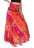 Eyanse Maxi Skirt Boho Long Skirts for Women Womens