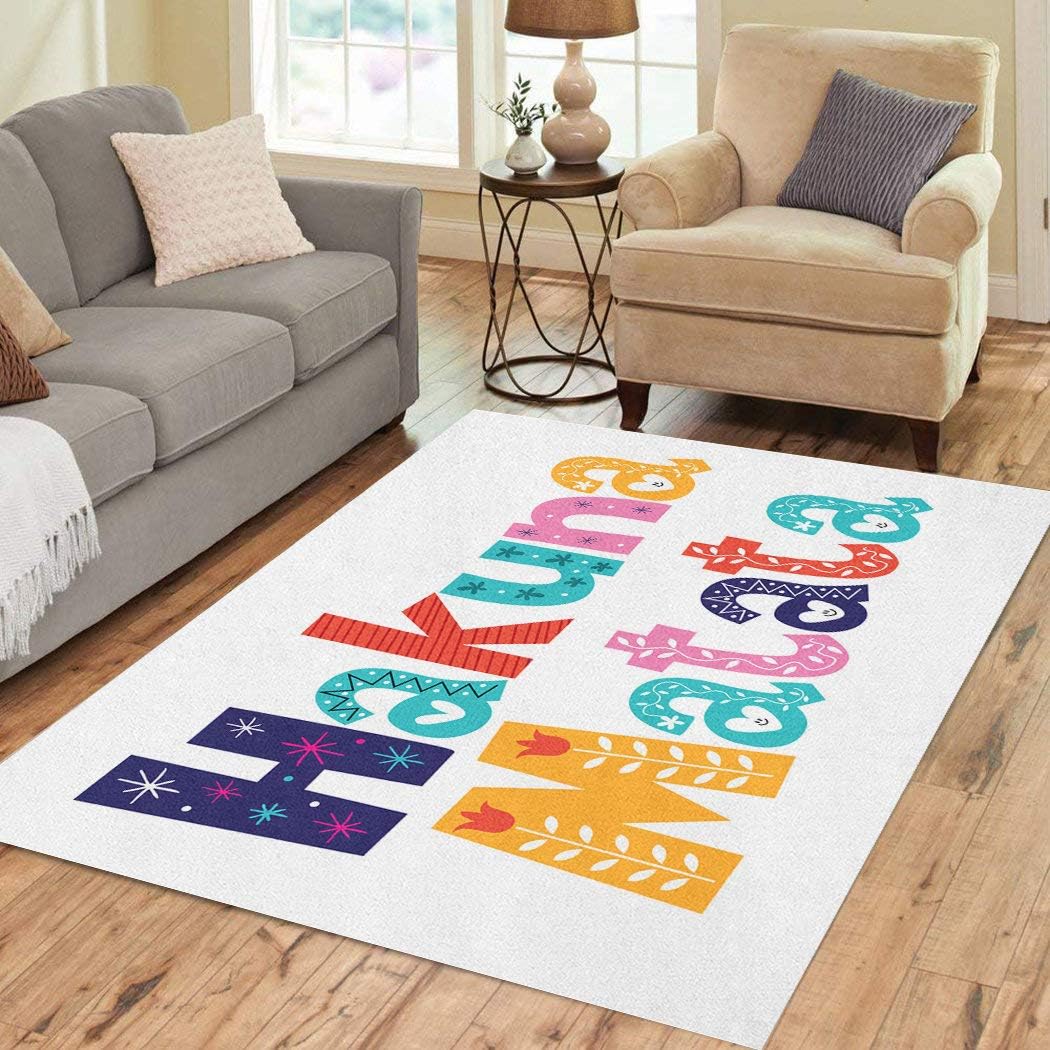 Houlor Area Rug 3' X 5' Soft NonSlip Carpet Flannelette