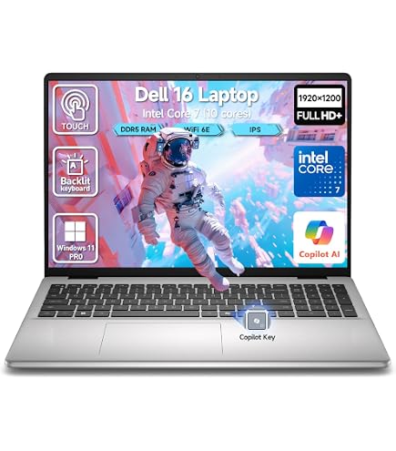 Amazon.com: Dell 2026 16 Laptop Touchscreen Computer, 16