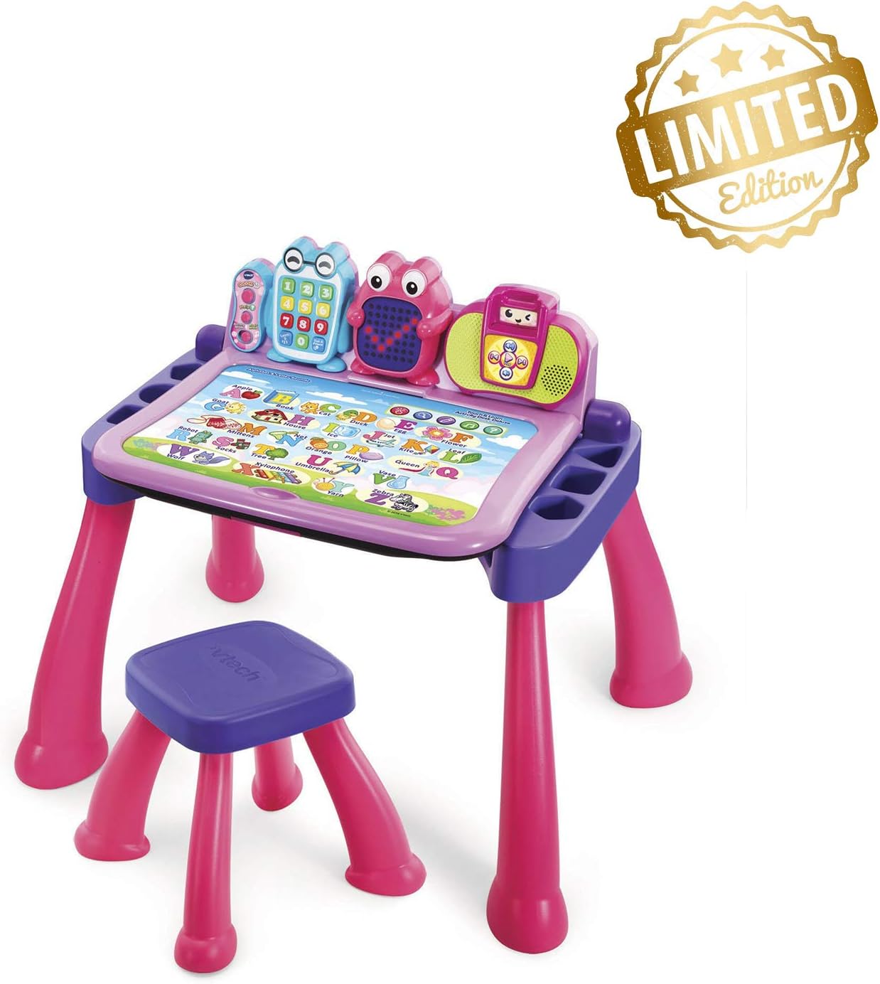 vtech activity desk deluxe pink