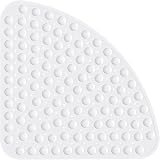 XIYUNTE Corner Shower Mat 54x54cm Non Slip Anti Mould White view 8