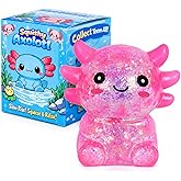 GSOOUOLD Axolotl Squishy Stress Ball, Soft TPR Fidget Toy for Kids Adults | Non-toxic soft TPR, slow rebound, satisfying squeeze, sensory stress relief toy for kids &amp; adults