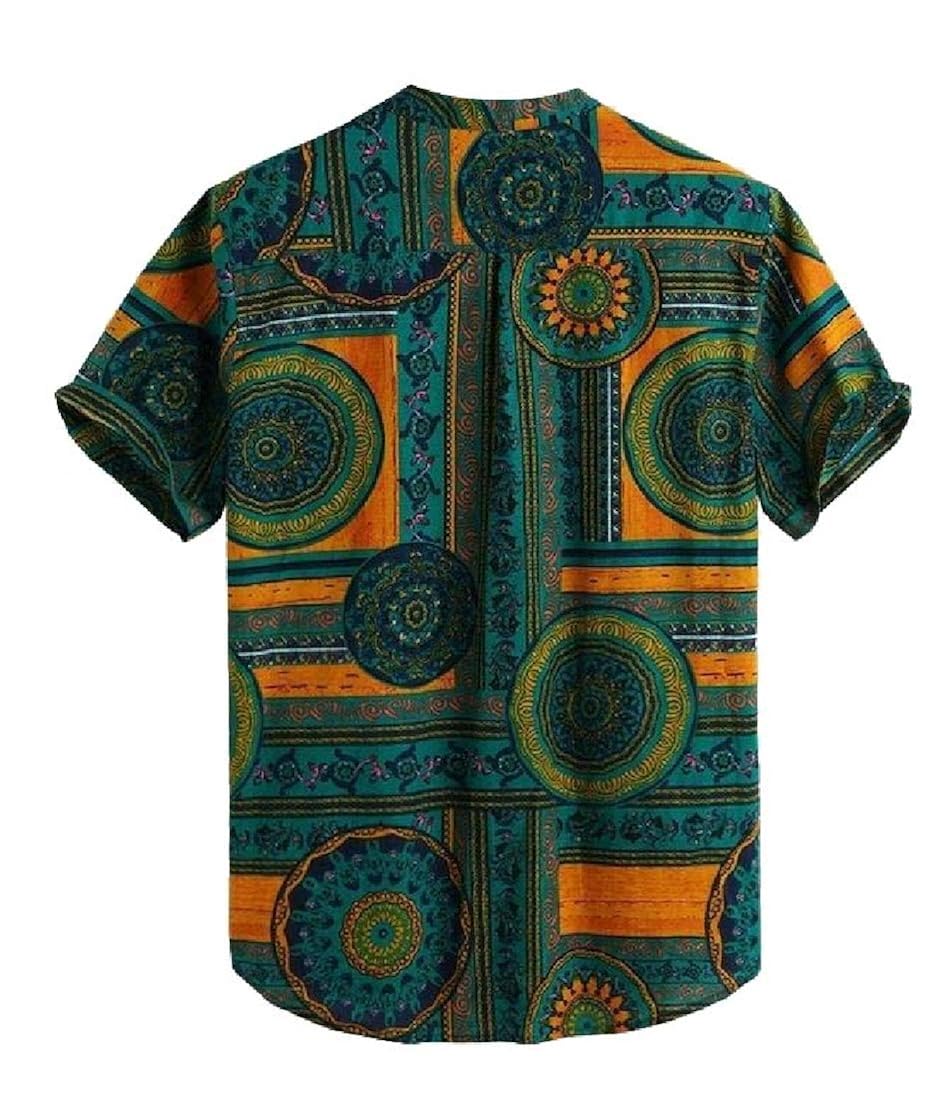 Joe Wenko Mens Slim Button Down Printed 