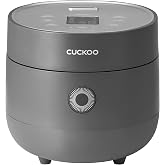 CUCKOO Micom Fuzzy Logic Rice Cooker, 12-Cup Cooked, Gray, CR-0675FG | 6-Cup Uncooked Capacity, Nonstick Inner Pot, 10 Cooking Modes, Quick White Rice in 28-36 Minutes, Auto Clean