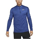 Nike Element Men's Dri-FIT 1/2-Zip Running Top (Obsidian/Game Royal, DD4756-451) Size Small