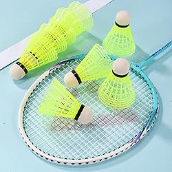 ZIYIZE 12 Pack Nylon Badminton Shuttlecocks