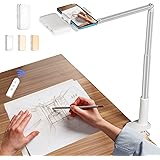 yAyusi Overhead Phone Mount for Recording,Phone Stand for Recording Overhead,Articulating Arm Cell Phone Holder with LED Ring Light,Desk/Bedside Tripod for YouTube Live Stream Cooking Video Recording