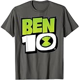 Ben 10 Color Show Logo Alien Cartoon T-Shirt