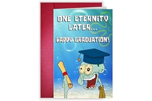 LoLoud Graduation Card, Funny Congrats Grad Card for Kindergarten Preschool 5th Graduation High School College Students PHD