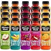 Minute Maid Juice-To-Go 12oz Bottles Variety 20 Pack &ndash; 100% Juice &amp; Fruit Blends (Orange, Apple, Tropical, Cranberry Apple Raspberry, Cranberry Grape) &ndash; Bulk On-the-Go Drinks, Multi-Pack Assortment