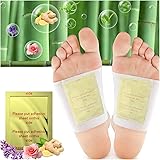 Foot Pads maguja 100Pcs Deep Cleansing Foot Pads for Stress Relief | Better Sleep | Foot Care | Ginger Foot Patch with Natura