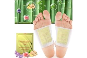 Foot Pads maguja 100Pcs Foot Pads for Foot Care Ginger Foot Patch with Natural Ingredients Bamboo Vinegar and Ginger Powder