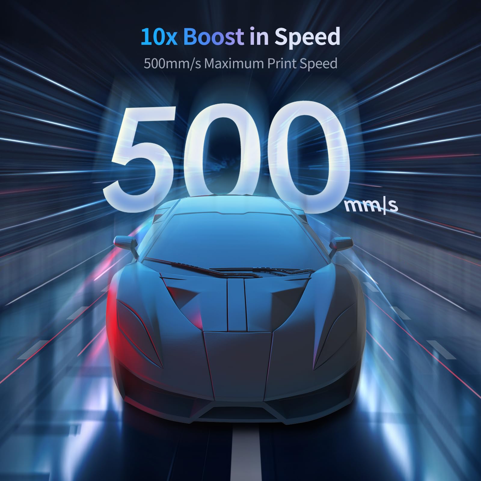 Anycubic 3D Printer Kobra 2 Pro, 500mm/s High-Speed Printing, High Power Powerful Computing New Structure, Upgraded LeviQ 2.0 Auto Leveling Smart Z-Offset, Print Size 8.7