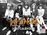 Def Leppard Calendar 2025 Wall Monthly Music Band