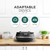 DMD Collective 12" Electric Pizza Oven Stone Base Glass Window 2 Paddles view 4