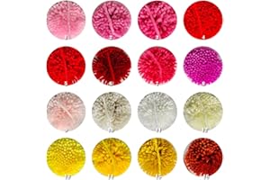 YGLNDEN 1-16 Colors Latch Hook Kit Colorful Yarn Bundles Cut Rug Yarn DIY Latch Hook Yarn for Handmake Craft Sewing Knitting for Kids Adults (16pcs)