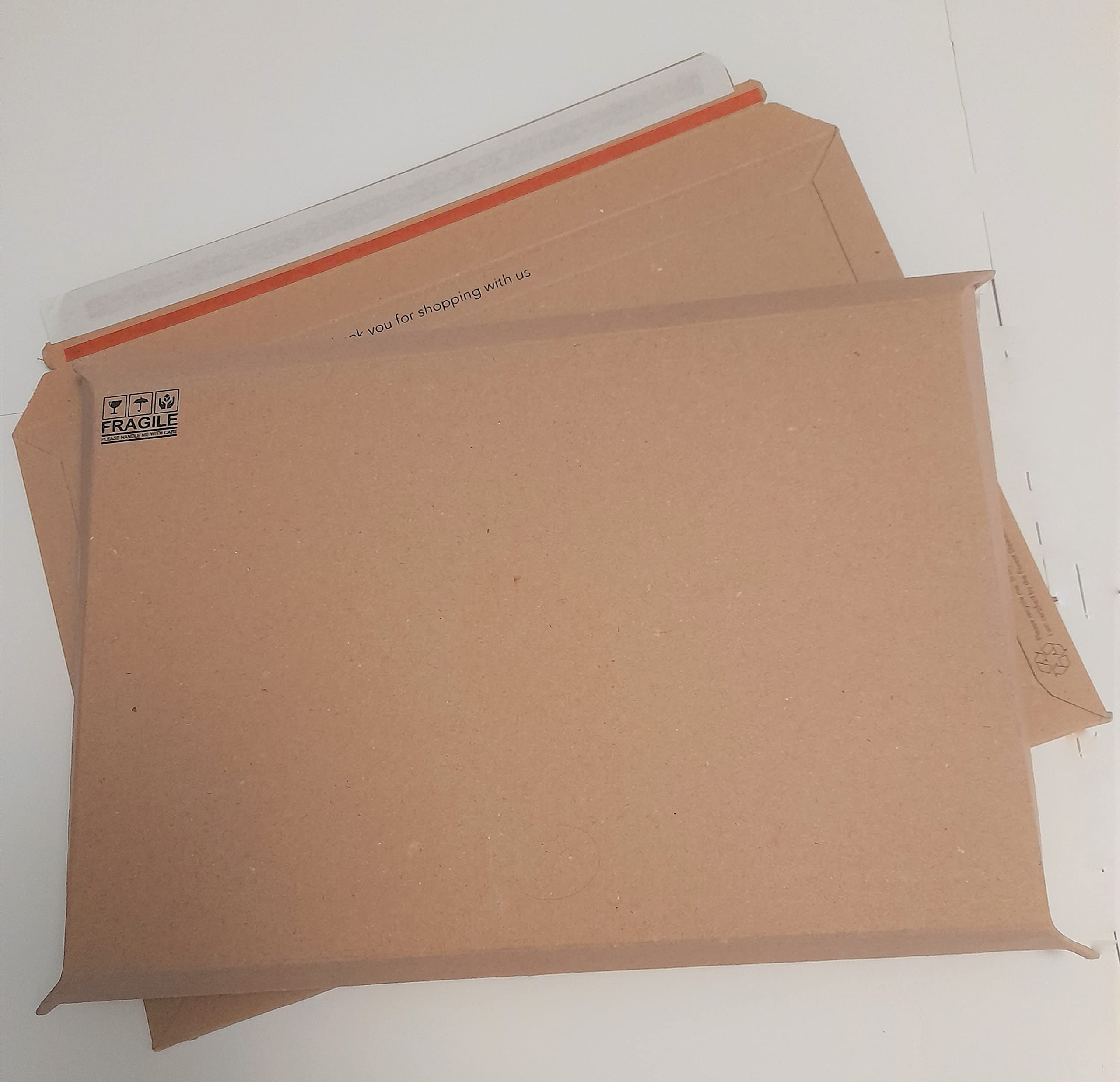 Three x Strong All Board Large Letter Size ENVELOPES/MAILERS - Size 35.2cm x 24.9cm (13.8" x 9.8")