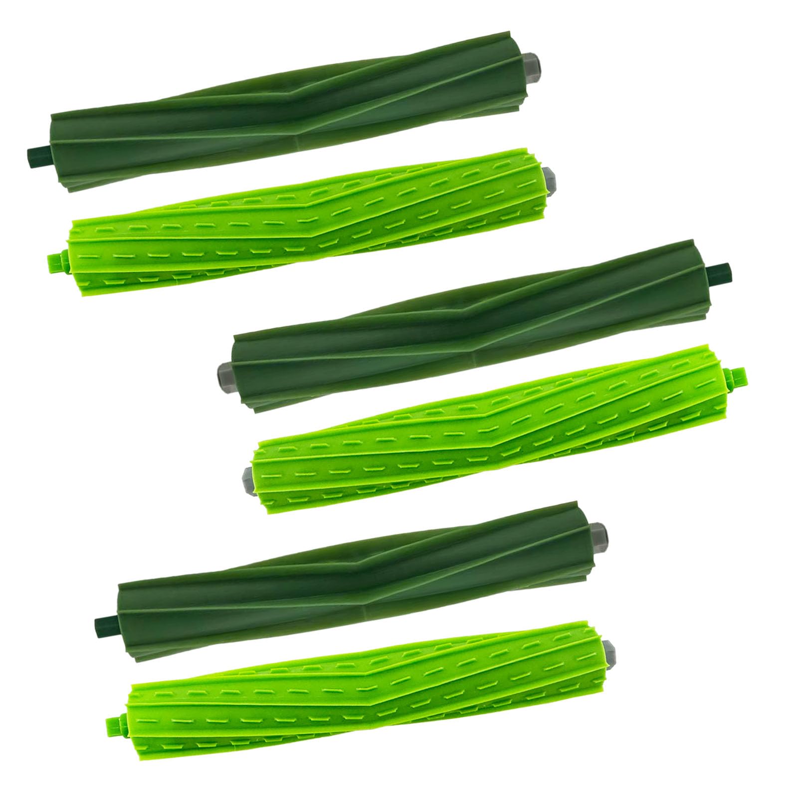 Photo 1 of 3 Sets of Rubber Roller Brushes Replacement Brush Compatible for iRobot Roomba E & I & J Series e5 e6 e7, i8 i8+ i7 i7+ i6 i6+ i4 i4+ i3 i3+ i1 i1+ i2, j7 j7+J8/J8 Vacuum Cleaner