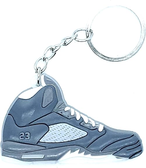 Amazon Zenco Jumpman 23 5s オールグレースニーカーキーチェーン リング ギフトホルダー お土産 メンズ レディース シリコン 3d 長持ち 強力素材 耐候性 1個パック Zenco シューズ バッグ