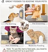 Azyh Licking Mat for Dogs Cats with Suction Cups Slow Feeder 2 Pack view 5