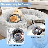 ANWA Inflatable Dog Collar After Surgery Adjustable Recovery Cone Blue Paw view 7
