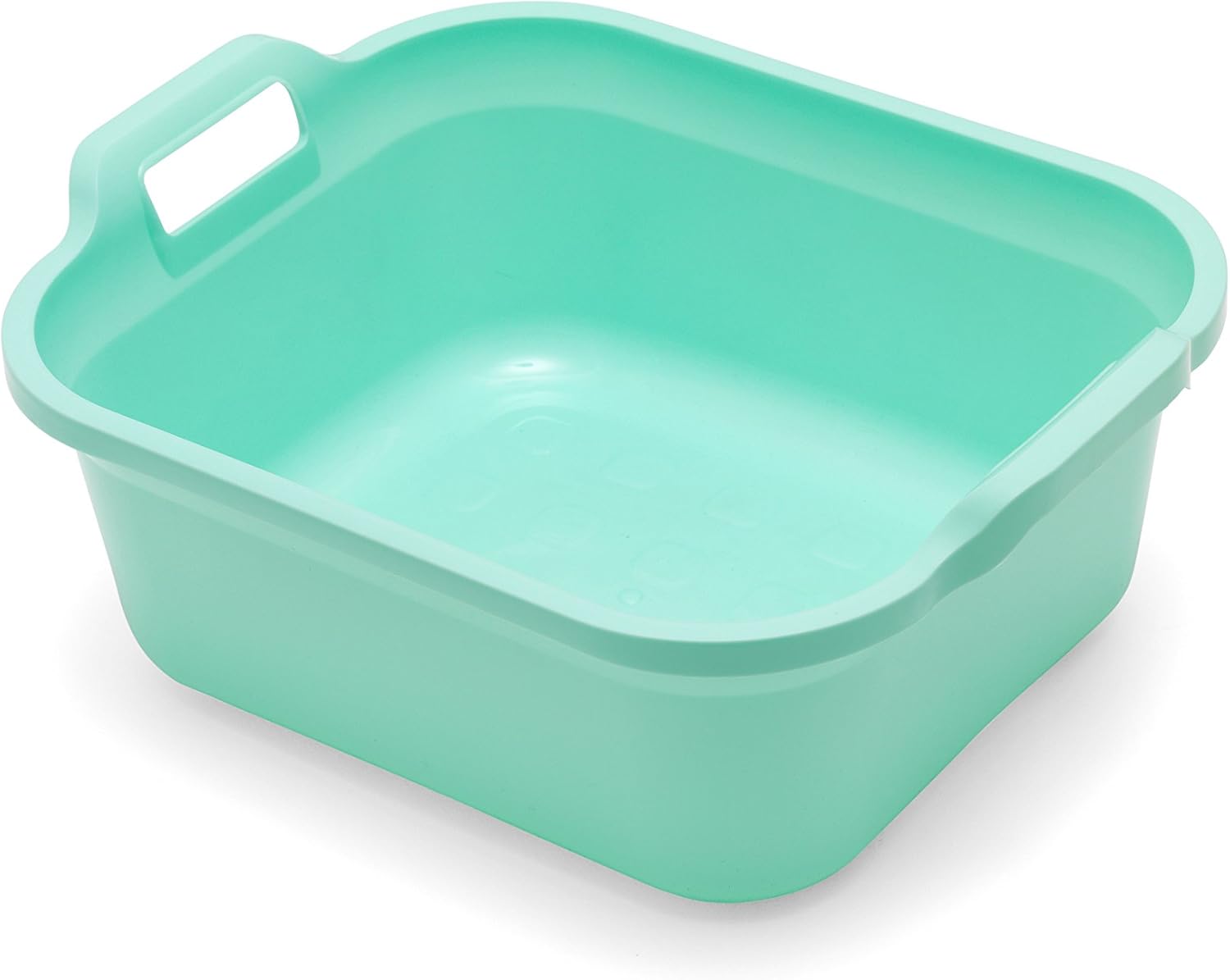 Addis Rectangular Washing Up Bowl with Handles, Blue Haze, 39 x 32 x 14