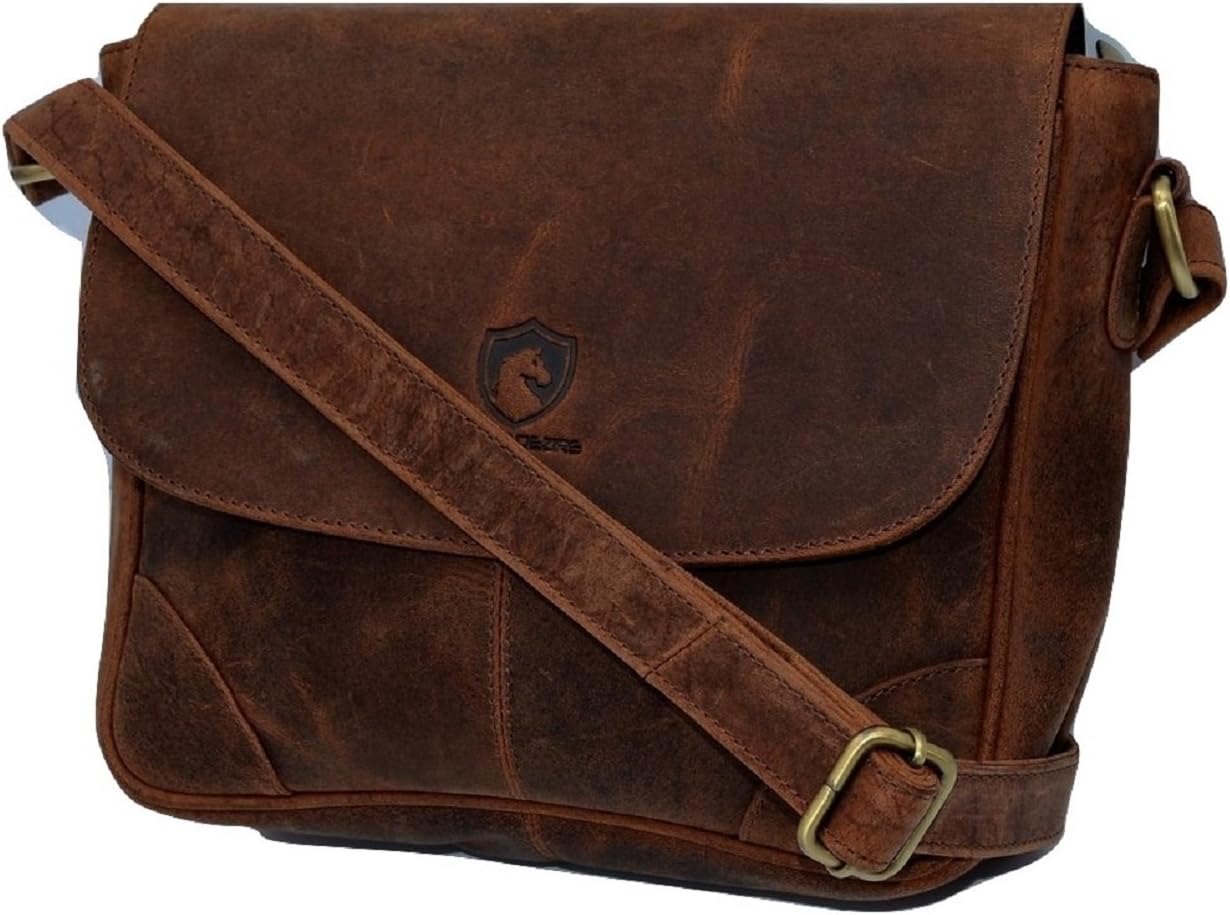 Urban dezire Buffalo Leather Purse Satchel Travel Tote Cross Body Bag