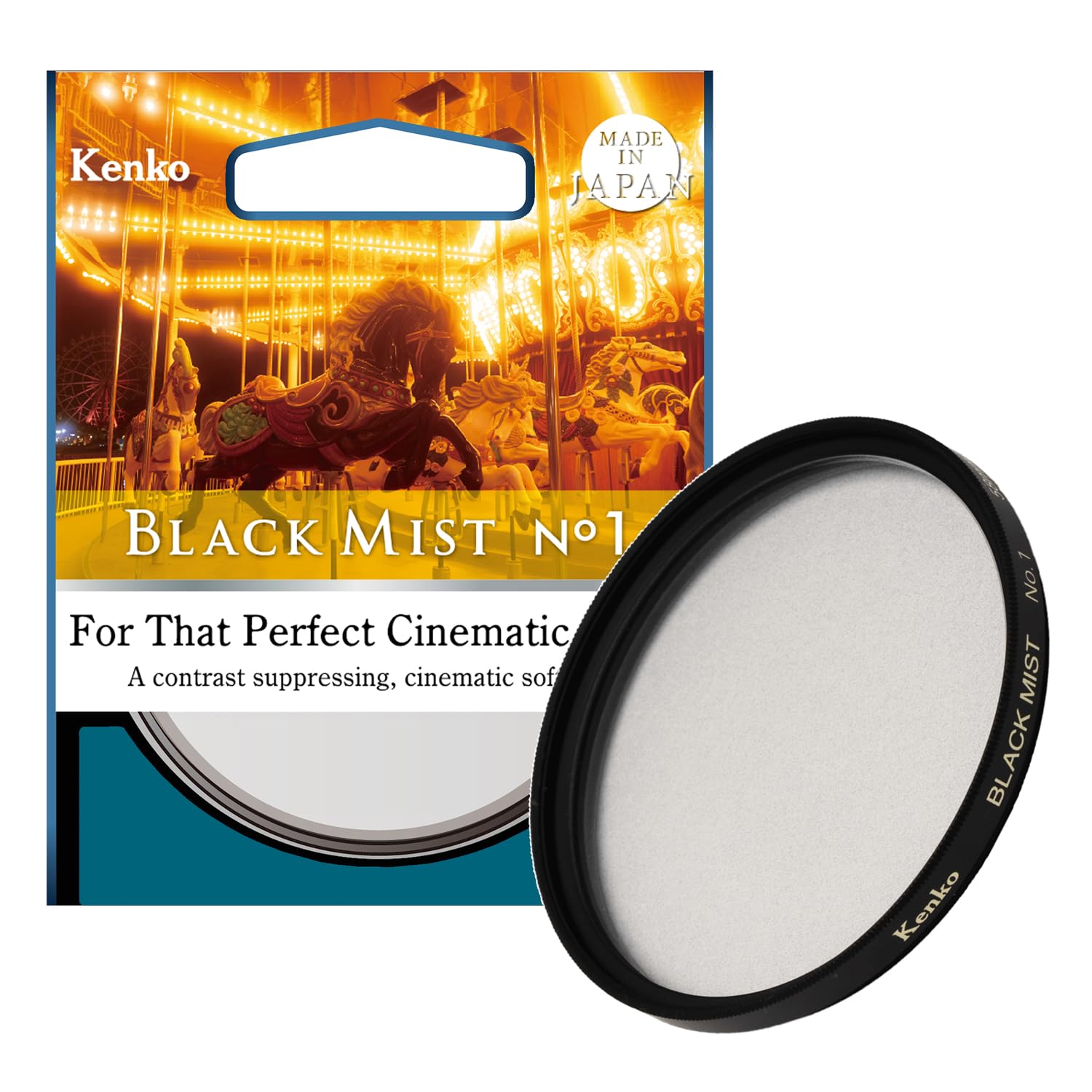Kenko Photography effect filter Black Mist No.01 49mm Soft Effect, For portrait
