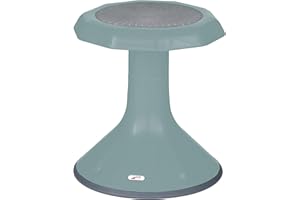 ECR4Kids ACE Active Core Engagement Wobble Stool, 15-Inch Seat Height, Flexible Seating, Seafoam