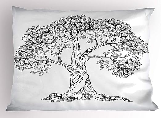 Amazon Com K0k2t0 Nature Pillow Sham Tree Of Life Themed