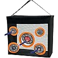 Shooting Practice Target Toy Storage Mesh Bag Compatible with Nerf Darts, Portable & Foldable Dart Zone for Kids Boys Girls 6+