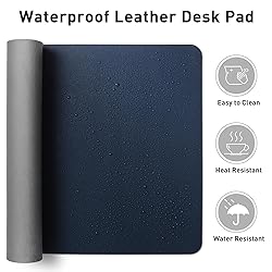 Aothia Leather Desk Pad Protector, Mouse