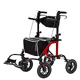 ELENKER All-Terrain 2 in 1 Rollator Walker