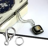 LAMXD 170PCS Silver Lobster Clasp & Open Jump Ring Set for Jewelry Making view 4