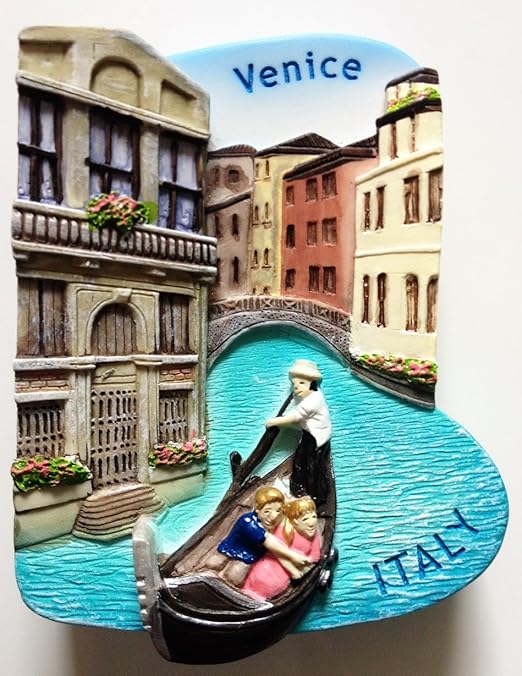 Venecia góndola Italia resina 3d imán de nevera nevera tailandés ...