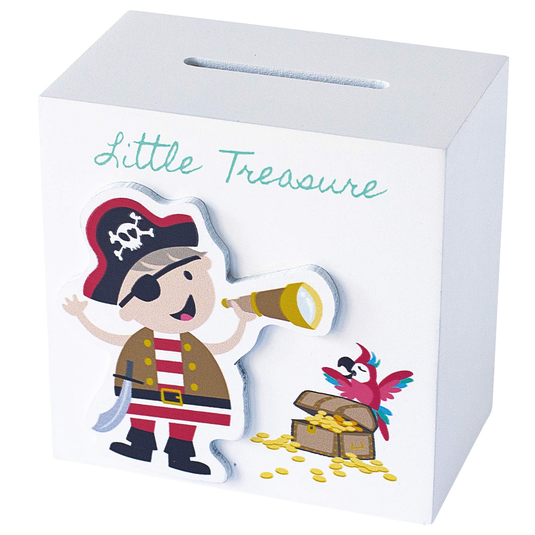 Arora Kids Pirate Money Box, Multicolour, One Size