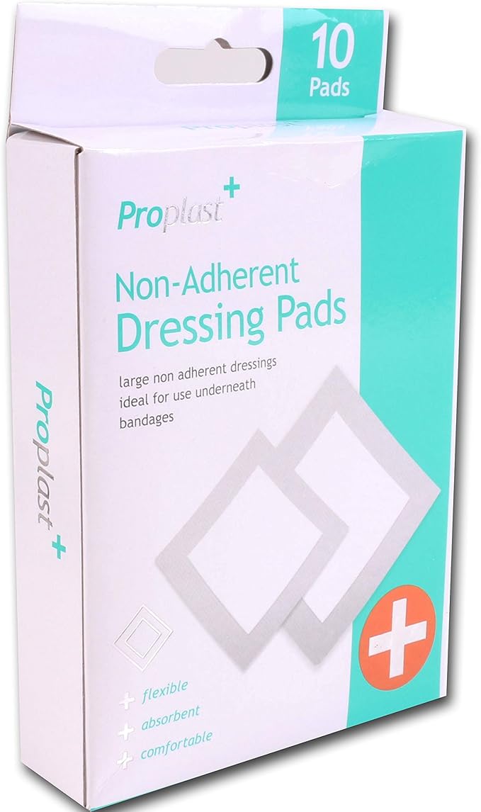 50Pc Sterile Flexible NonStick Wound Dressing Pads Set Amazon.co.uk